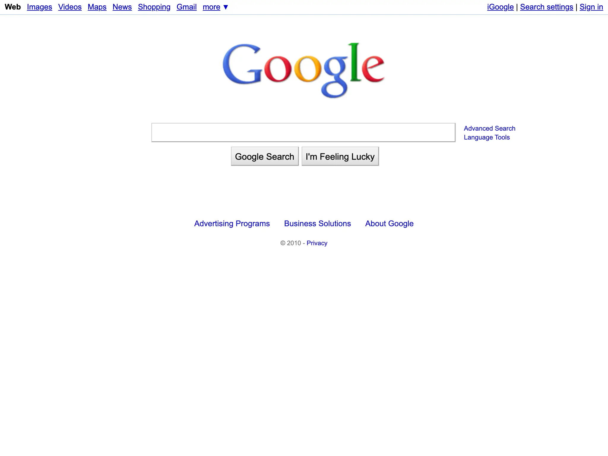 google.com on 1
