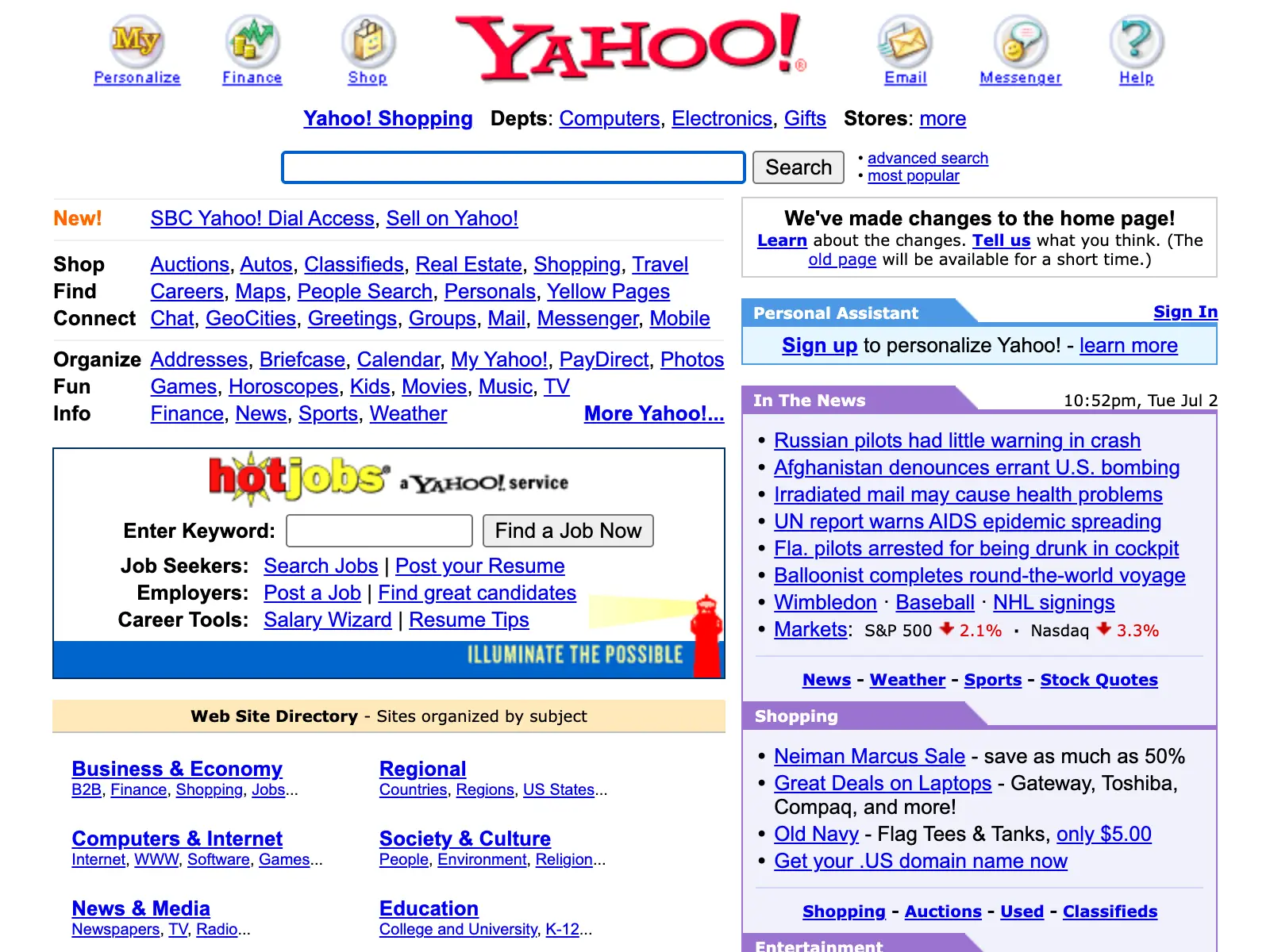 yahoo.com on 2